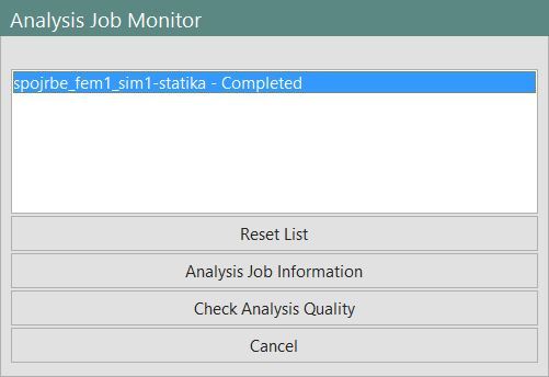 Analysis Job Monitor